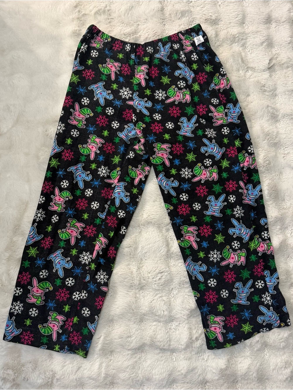 Happy Bunny Jim Benton Christmas Pajama Pants